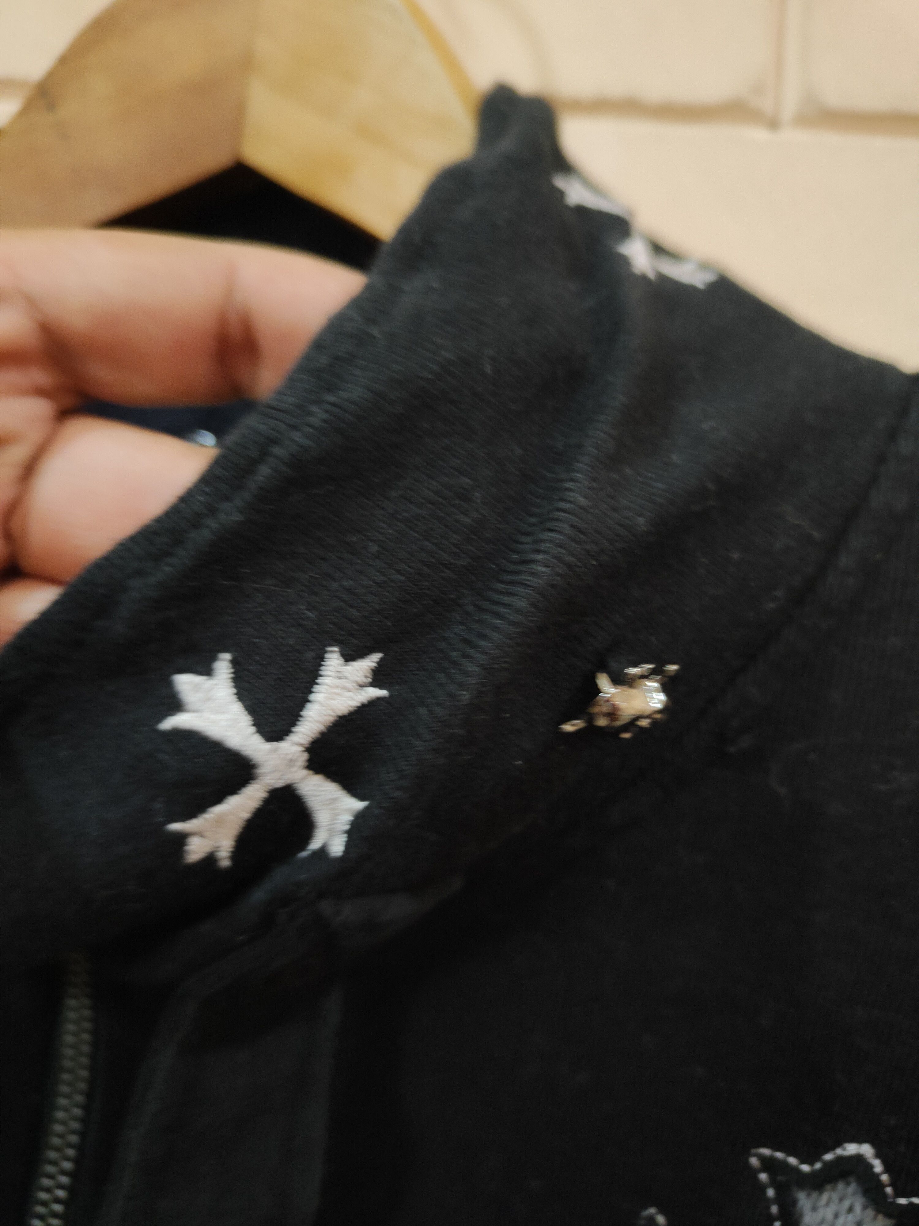 Japanese Brand GHTZ Chrome Hearts Inspired Sweater with extra long sleeves Size S / US 4 / IT 40 - 4 Thumbnail