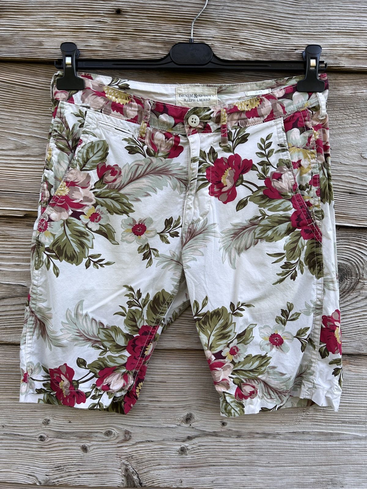 Polo Ralph Lauren Polo Ralph Lauren Denim Supply Chino Floral Hawaiian Shorts Size US 30 / EU 46 - 1 Thumbnail