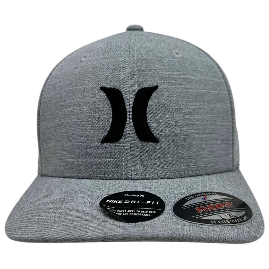 Hurley Hurley Dri-FIT Cutback Flex Fit Hat Cap in L/XL Light Grey Size ONE SIZE - 2 Thumbnail