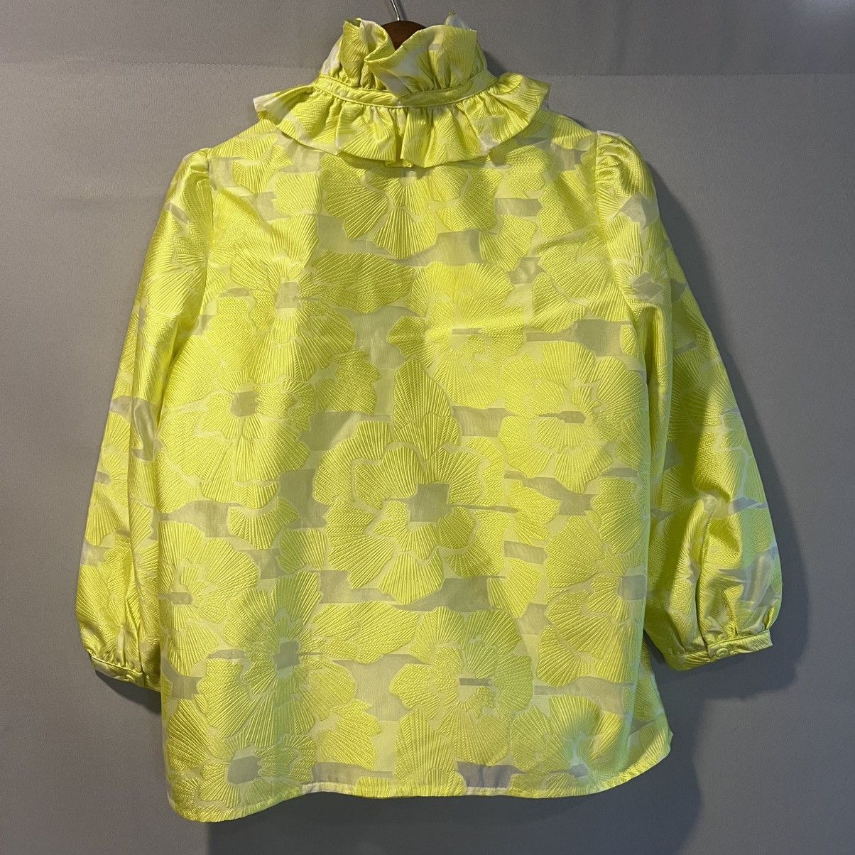 Other Tuckernuck Citron Fil Coupe Bouvier Blouse Size M / US 6-8 / IT 42-44 - 6 Thumbnail