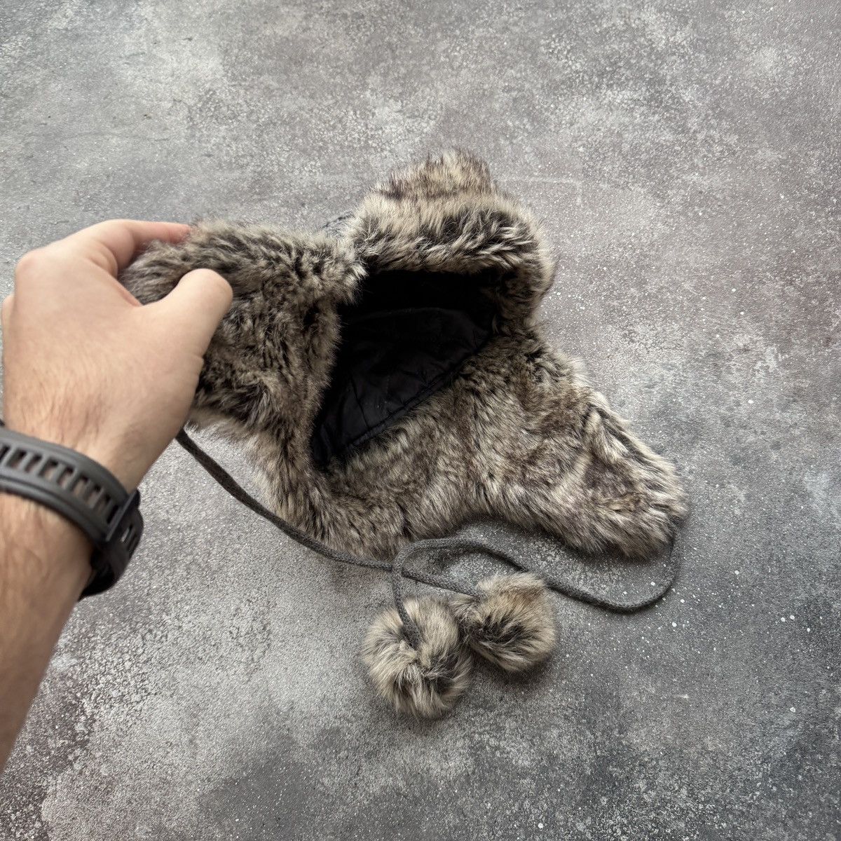 If Six Was Nine Amazing Faux Fur Y2K Ushanka Hat (Trapper Hat) Size ONE SIZE - 5 Thumbnail