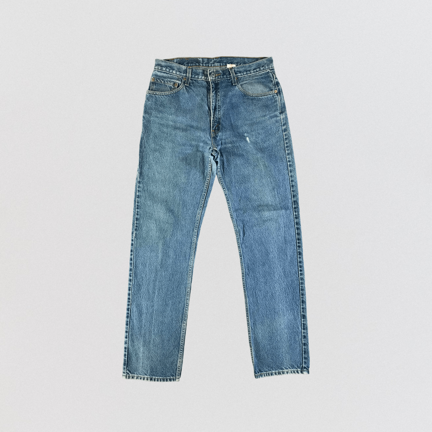 Levi's × Vintage 90s Vintage Orange Tab Levis 505 Jeans-JM3284 Size US 34 / EU 50 - 1 Thumbnail