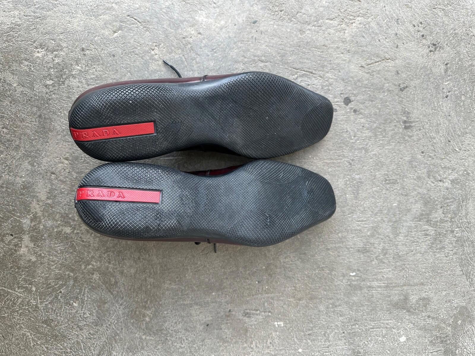 Prada PRADA LUXURY RED LEATHER LOAFERS SHOES MARKED SIZE UK 6 Size US 7 / EU 40 - 7 Thumbnail
