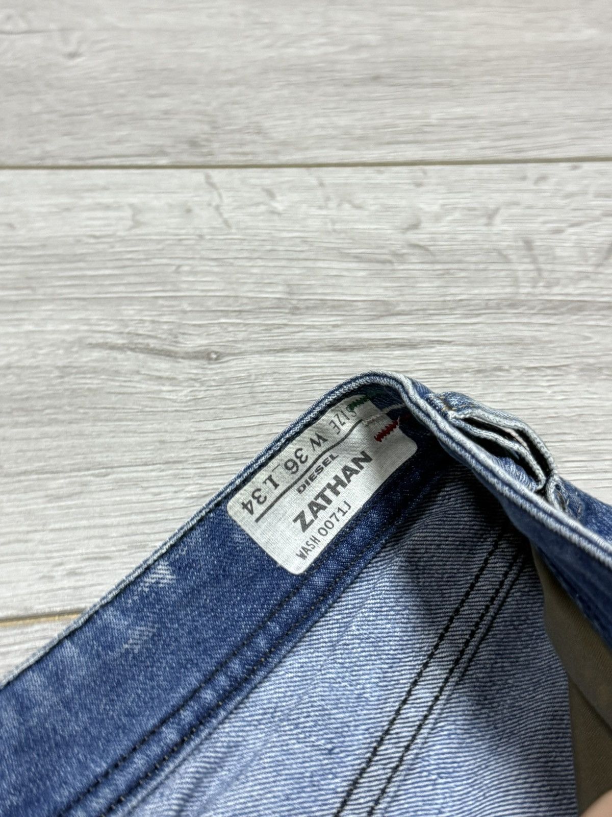 Diesel Sudsel Zathan denim pants jeans flared distressed Size US 36 / EU 52 - 4 Thumbnail
