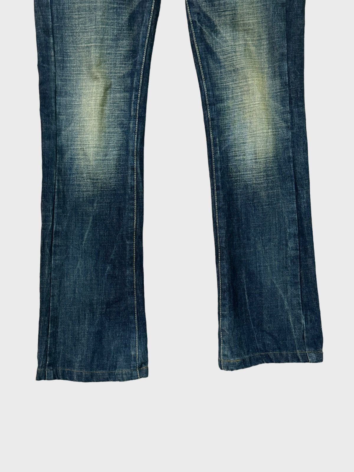 Hysteric Glamour Flare REDPEPPER Buckle Rare Design Clawmark Low Rise Denim Size US 29 - 6 Thumbnail