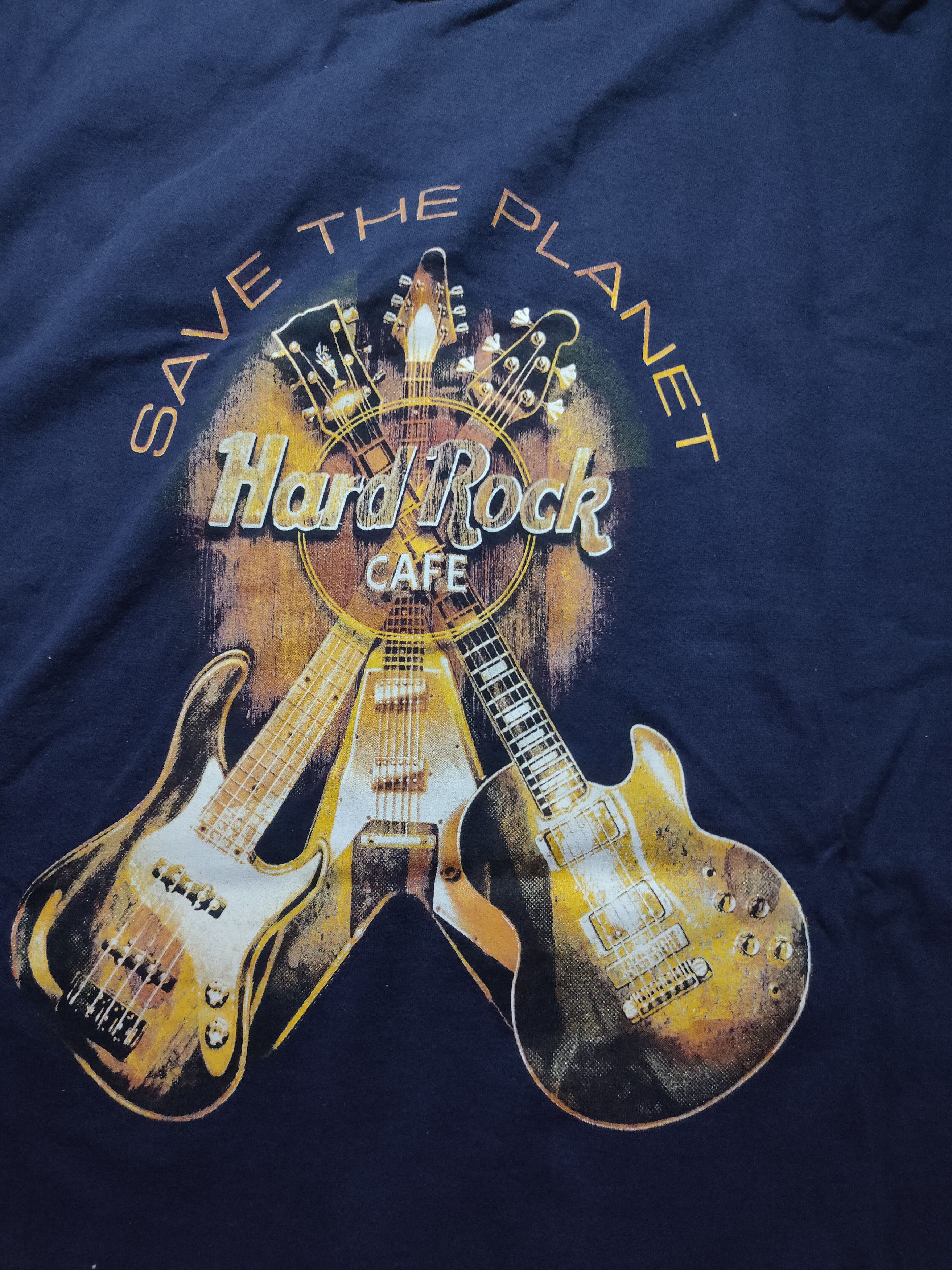 Hard Rock Cafe × Vintage Vintage Hard Rock t shirt Madrid y2k SAVE THE PLANET 🌎 Size US L / EU 52-54 / 3 - 3 Thumbnail