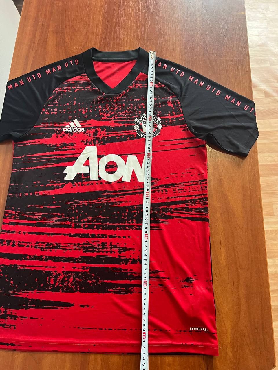 Adidas 2020/21 MANCHESTER UNITED TRAINING SOCCER FOOTBALL JERSEY S Size US S / EU 44-46 / 1 - 14 Thumbnail