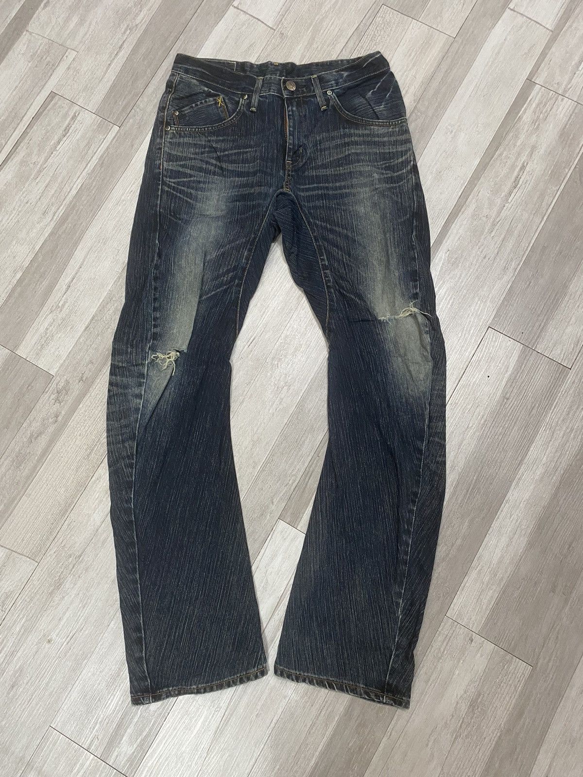 Edwin Edwin XV function twist leg ripped denim Size US 32 / EU 48 - 1 Thumbnail