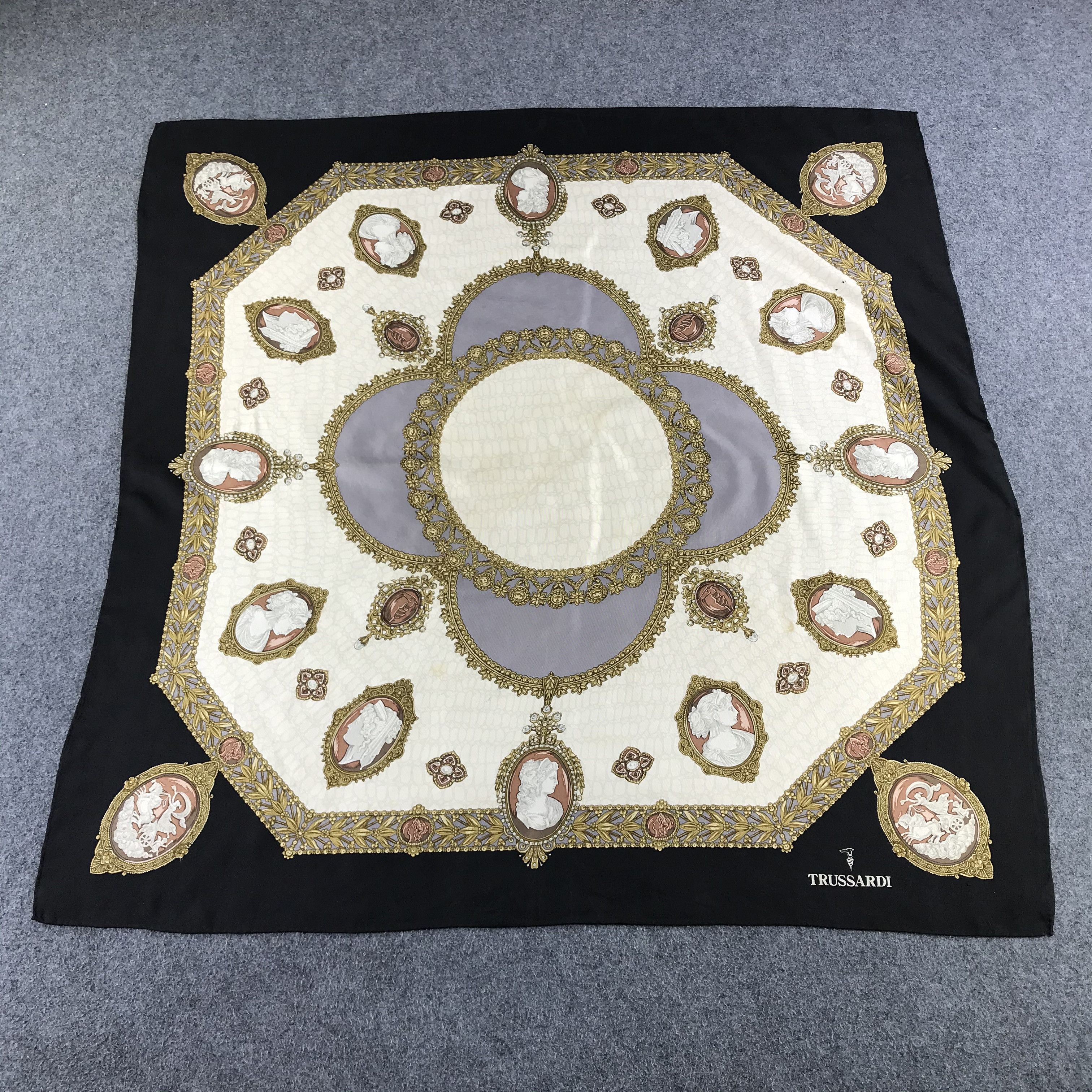 Trussardi Trussardi Silk Scarf M48 Size ONE SIZE - 2 Thumbnail