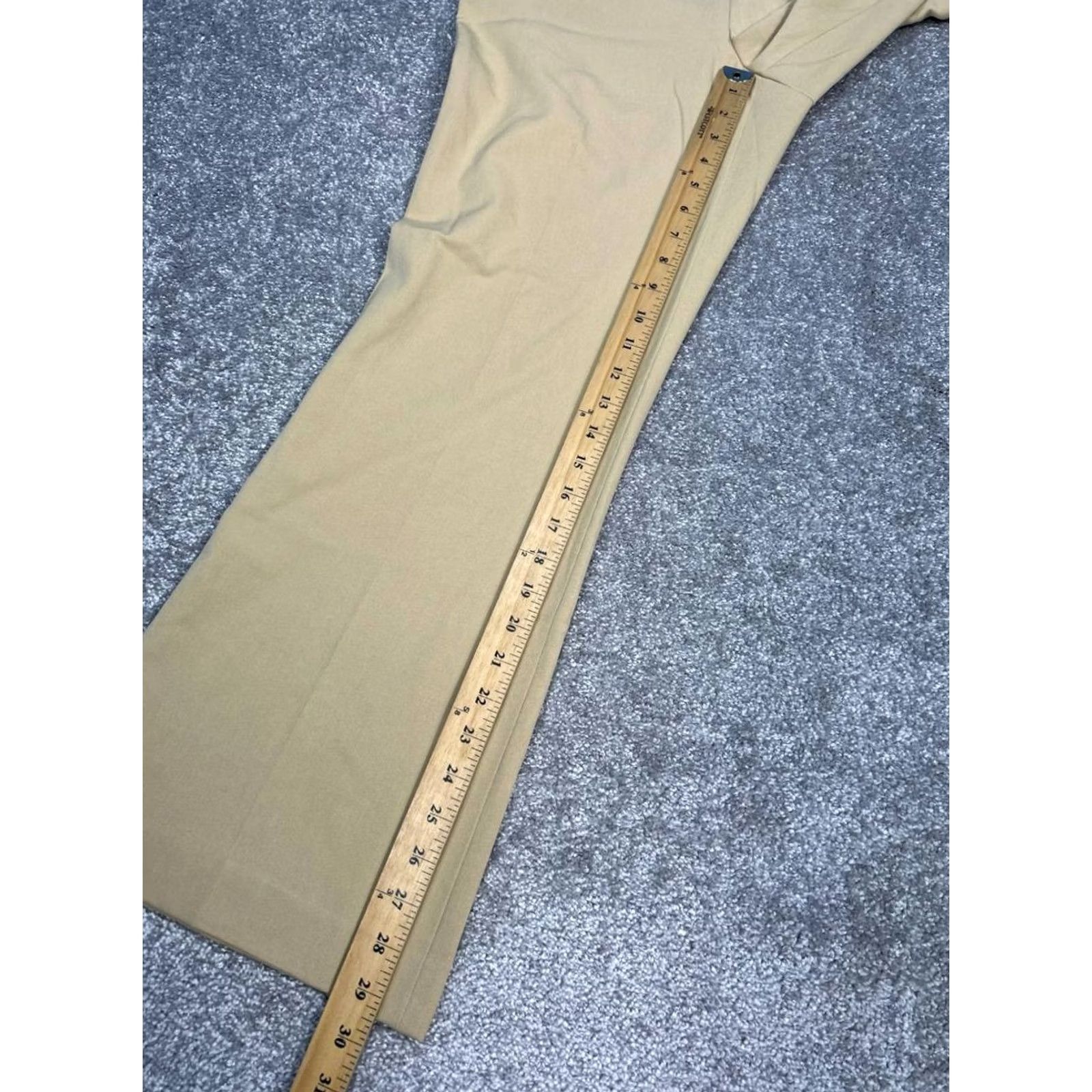 Ralph Lauren Lauren Ralph Dress Womens 6P Brown Pants Stretch High Rise Bootcut Leg Size 28" / US 6 / IT 42 - 5 Thumbnail