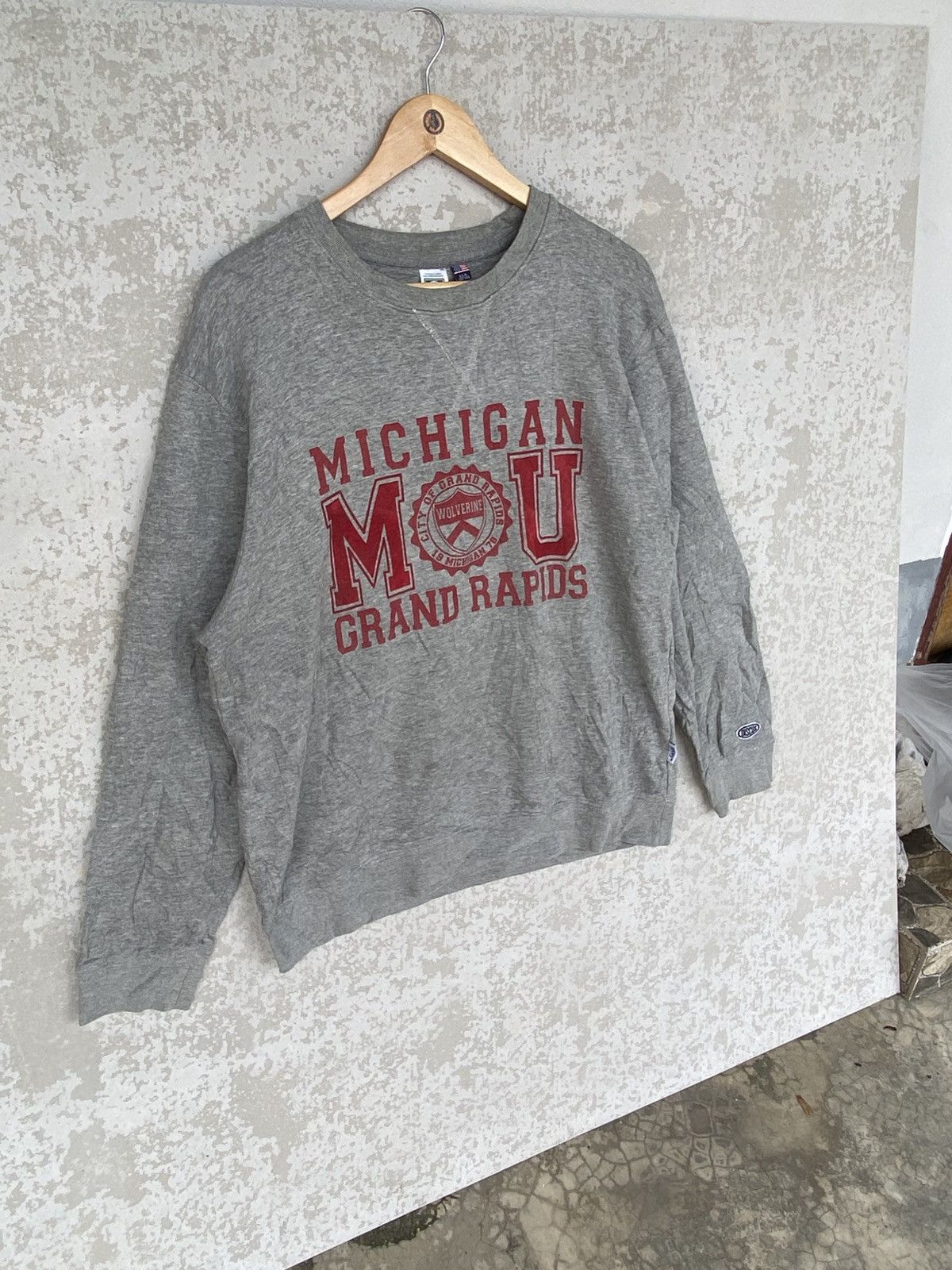 Other Vintage Discus Athletic Big Printed Crewneck Sweatshirt Gray Size US XL / EU 56 / 4 - 3 Thumbnail