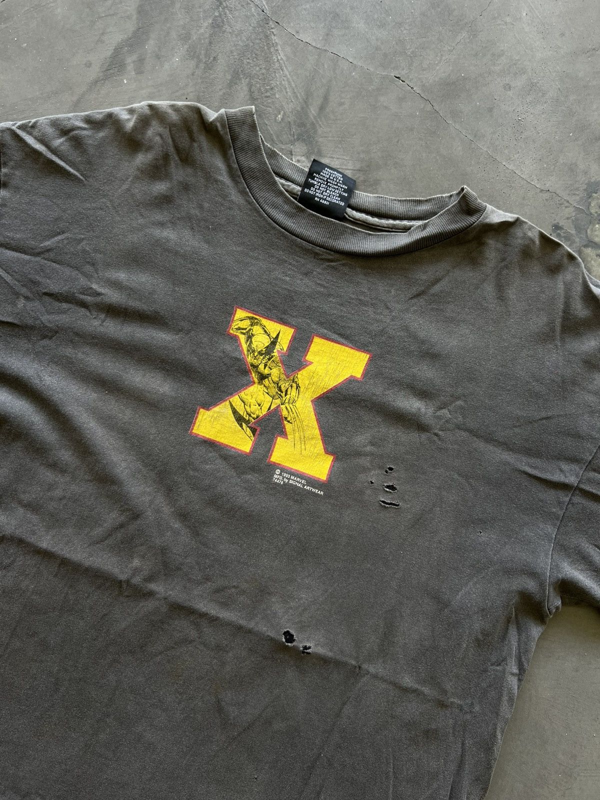 Marvel Comics × Vintage Vintage 1994 very rare Wolverine Tshirt Size US XL / EU 56 / 4 - 4 Thumbnail