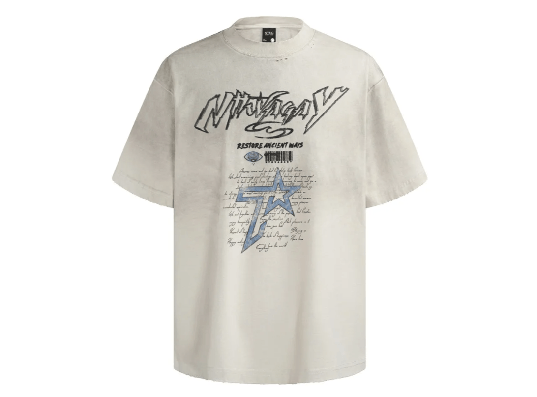 Japanese Brand Retro Streetwear Cotton Tee Short Size US M / EU 48-50 / 2 - 1 Thumbnail