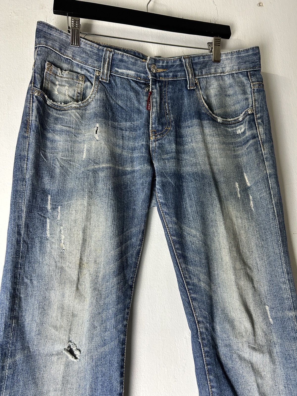 Dsquared2 Dsquared2 stonewash distressed jeans Size US 33 - 3 Thumbnail
