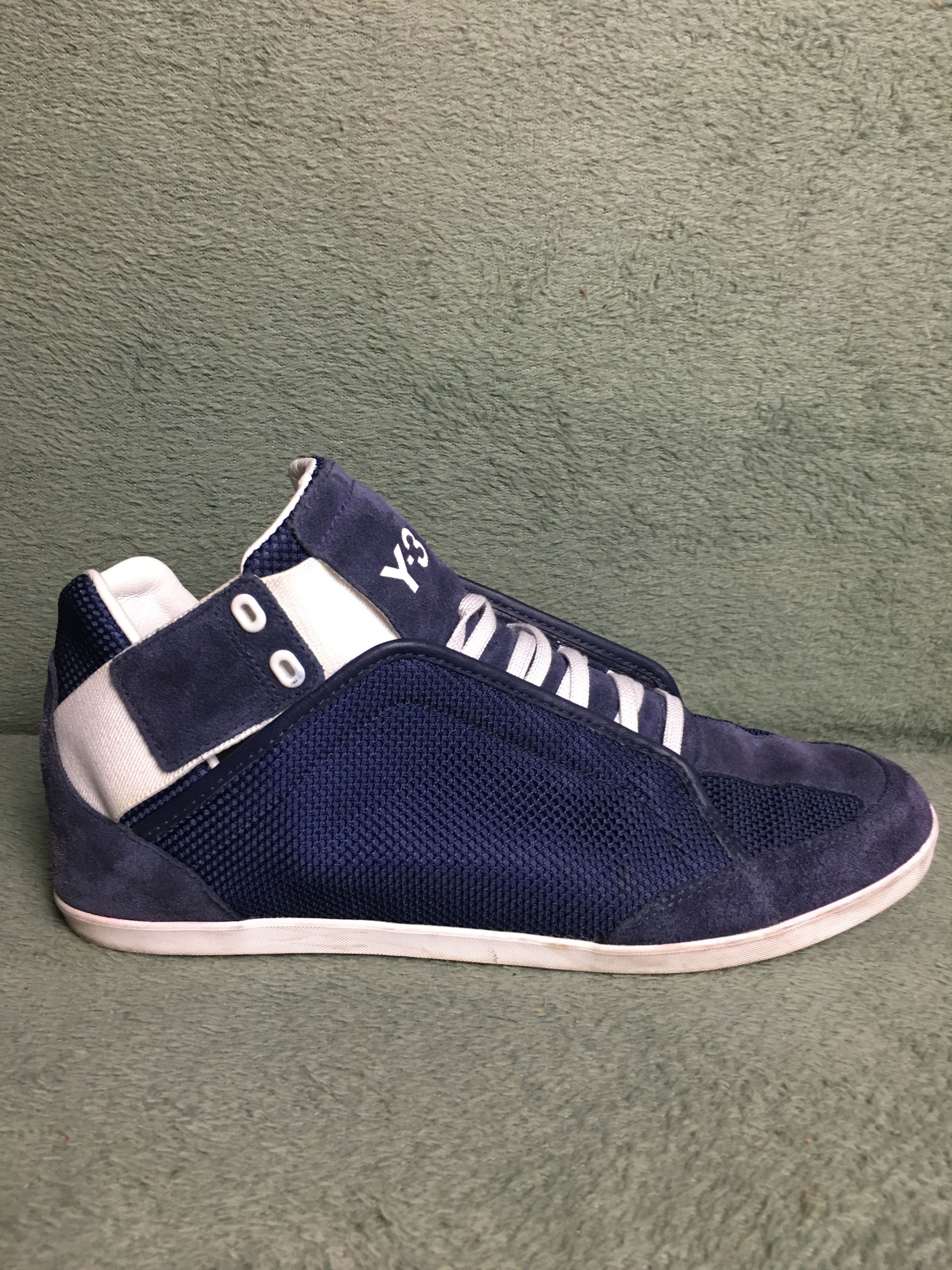 Adidas × Y-3 Adidas Y-3 Yohji Yamamoto Navy Mens Sneakers US 10 EU 43 Size US 10 / EU 43 - 7 Thumbnail