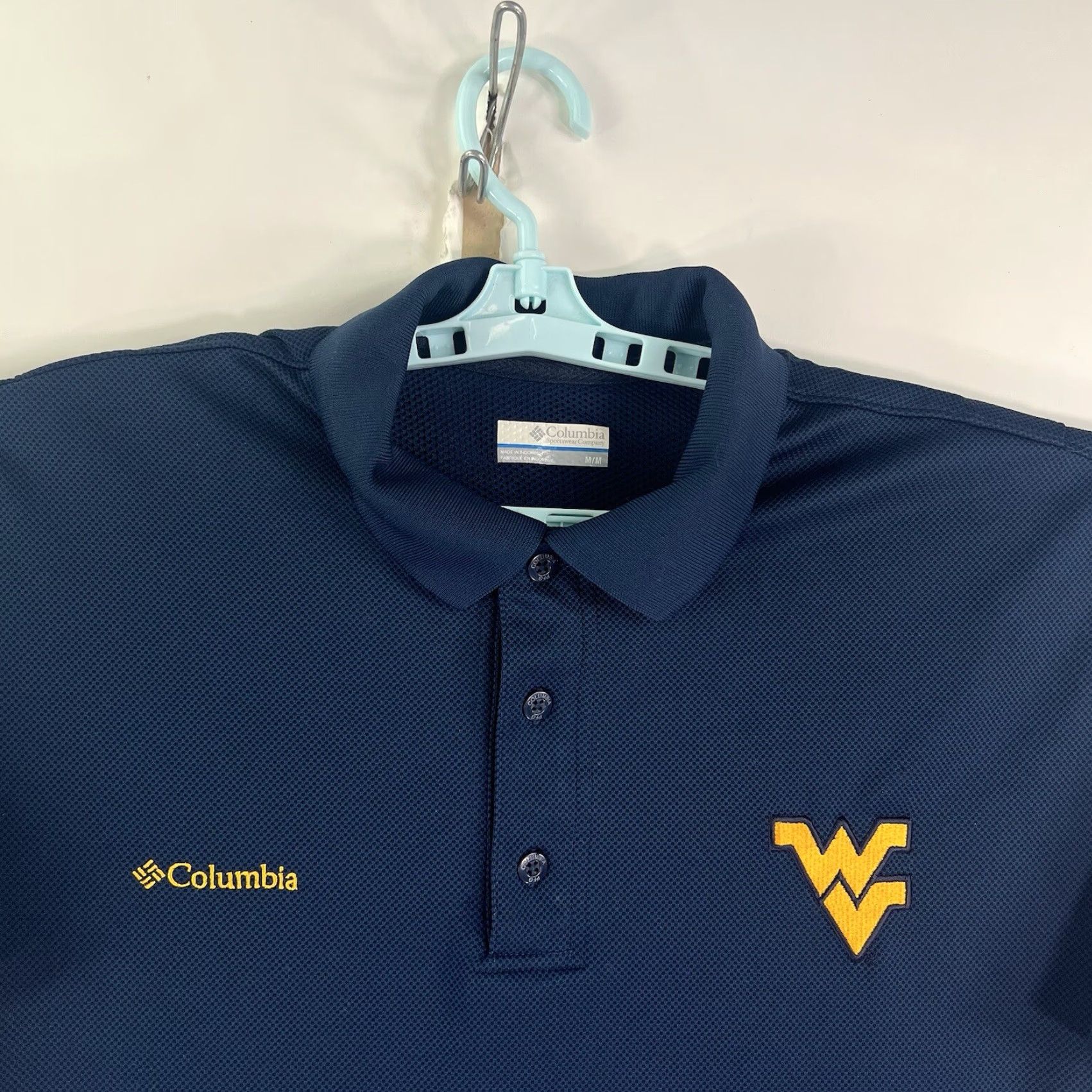 Vintage Columbia Polo Shirt PFG Embroidered Blue Mens Size M University shirt Size US M / EU 48-50 / 2 - 3 Thumbnail