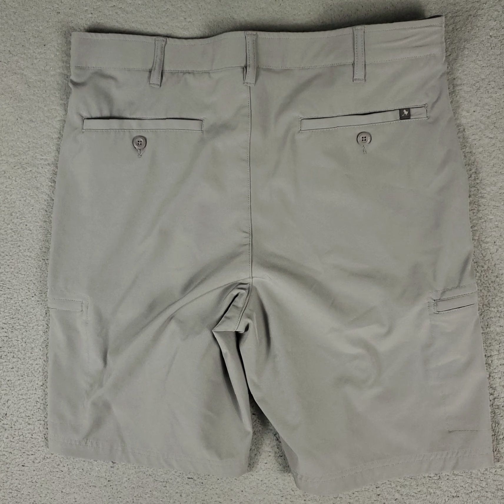 Vintage Birdie Bound Shorts Mens 36 Gray Performance Golf Cargo Pockets Casual Size US 36 / EU 52 - 5 Thumbnail