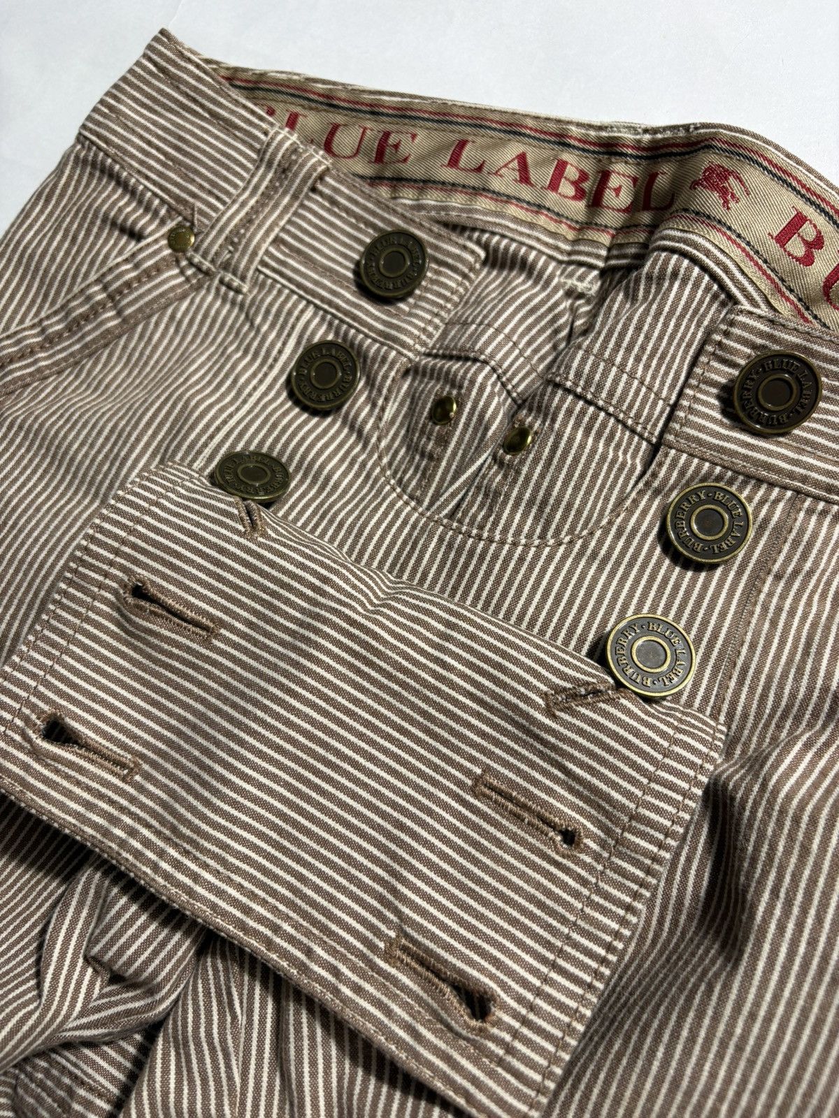 Burberry BURBERRY BLUE LABEL WIDE LEG CARGO JEANS Size 29" - 8 Thumbnail