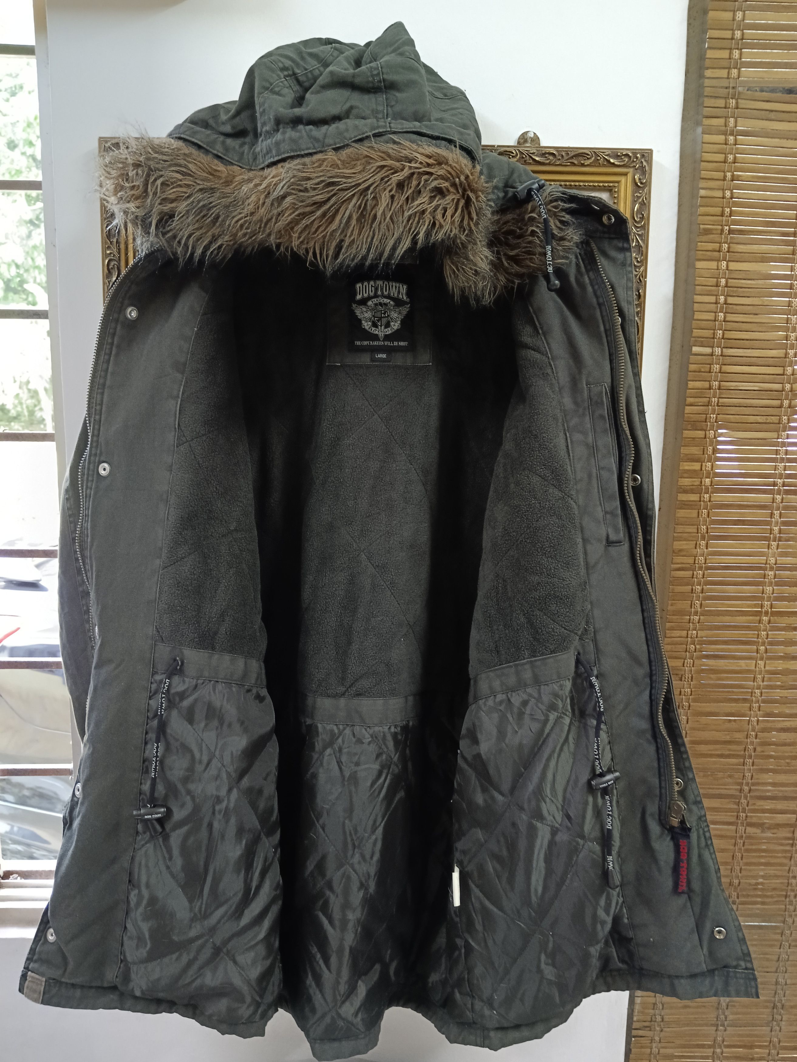 Dogtown PARKA OLIVE GREEN DOG TOWN JACKET Size US L / EU 52-54 / 3 - 2 Thumbnail