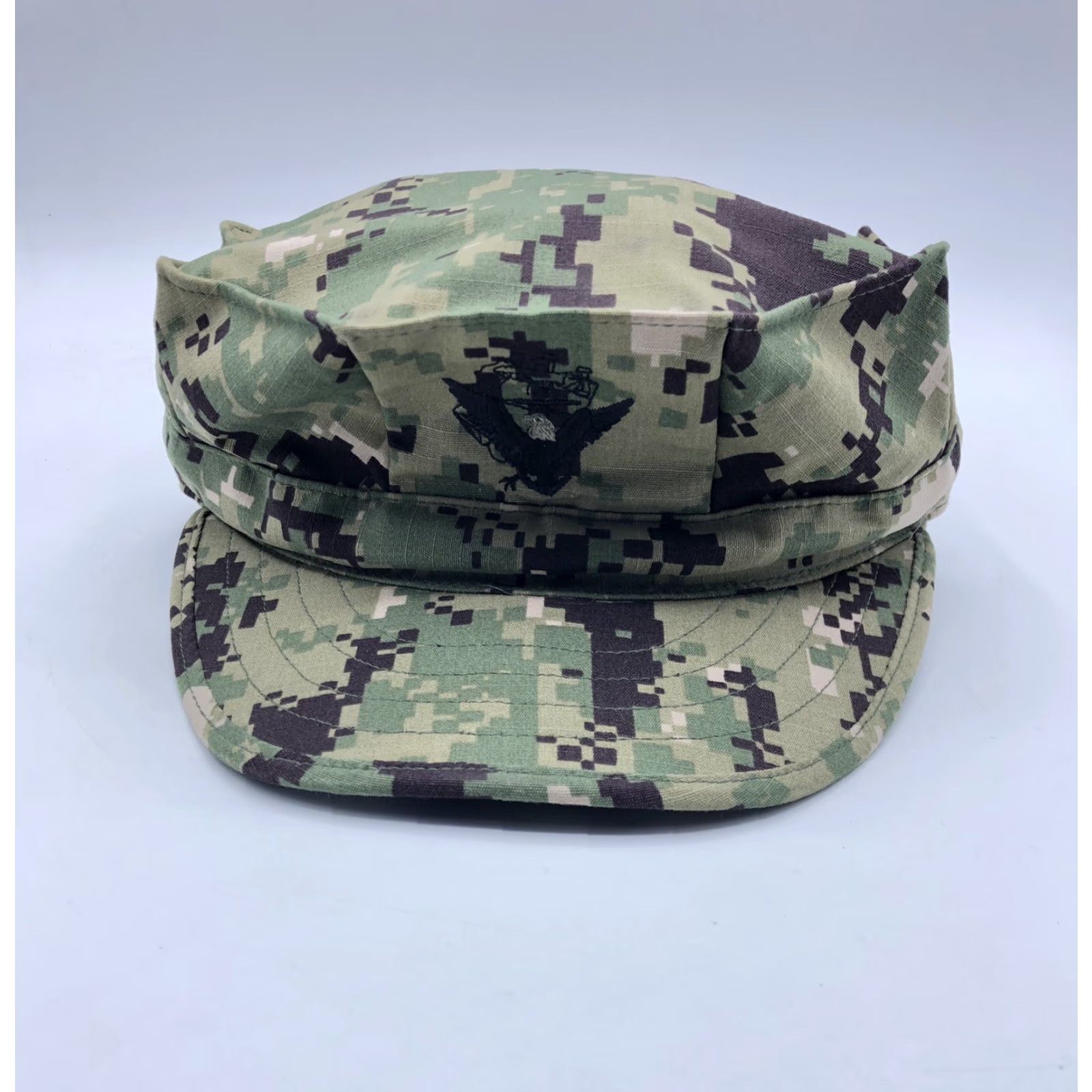 Vintage VINTAGE Army Hat Men U.S Navy 7 1/4 Camouflage Green Army Cap Mens Size ONE SIZE - 2 Thumbnail