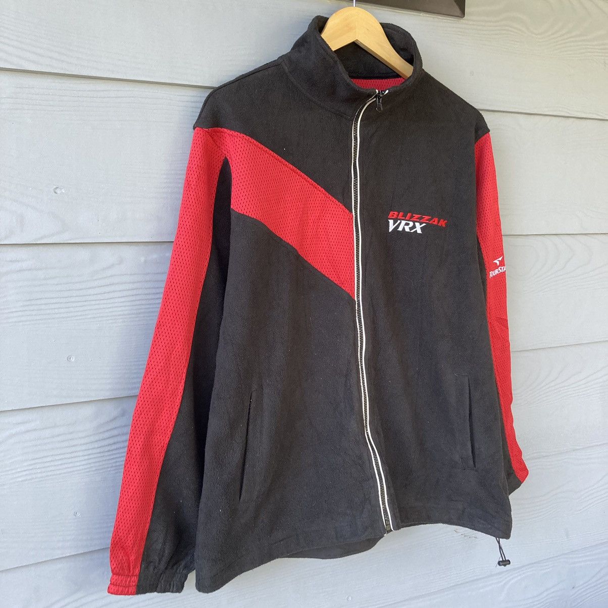NASCAR Vintage Bridgestone Black Fleece Sweater Size US L / EU 52-54 / 3 - 2 Thumbnail