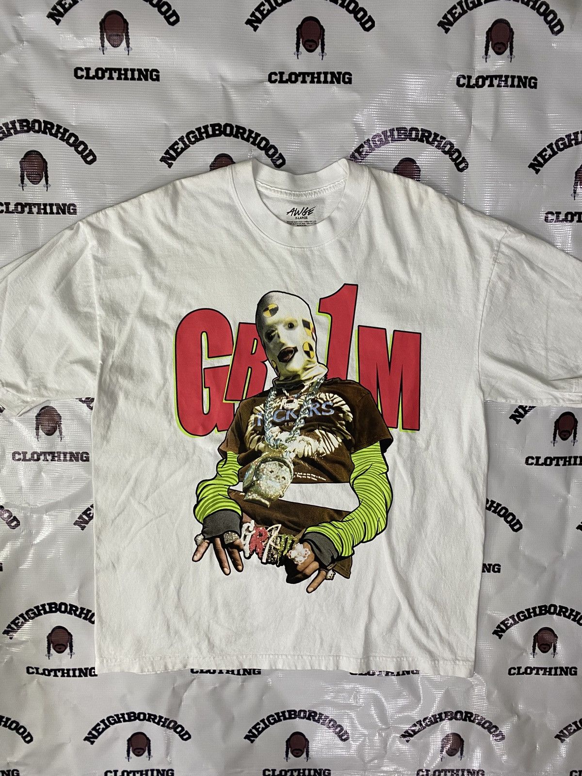 AWGE AWGE GRIM TEE. Size US XL / EU 56 / 4 - 1 Thumbnail