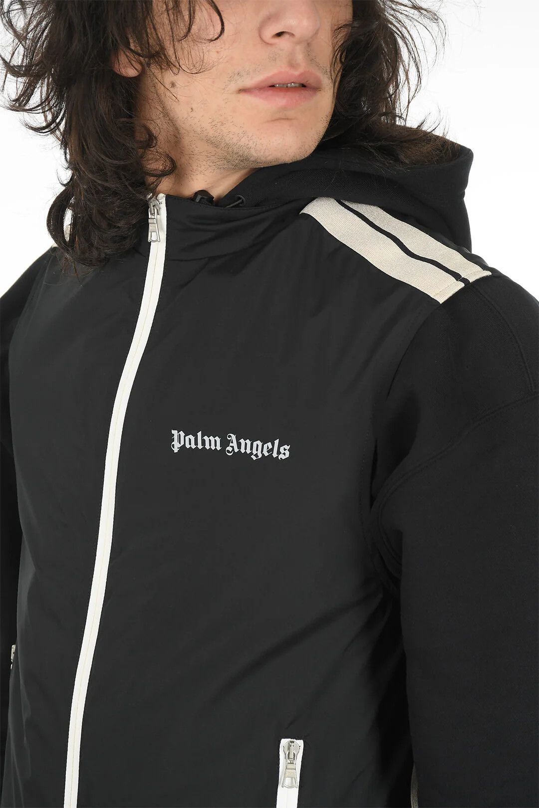 Palm Angels og1mm0326 Nylon Gilet in Black Size US S / EU 44-46 / 1 - 3 Thumbnail