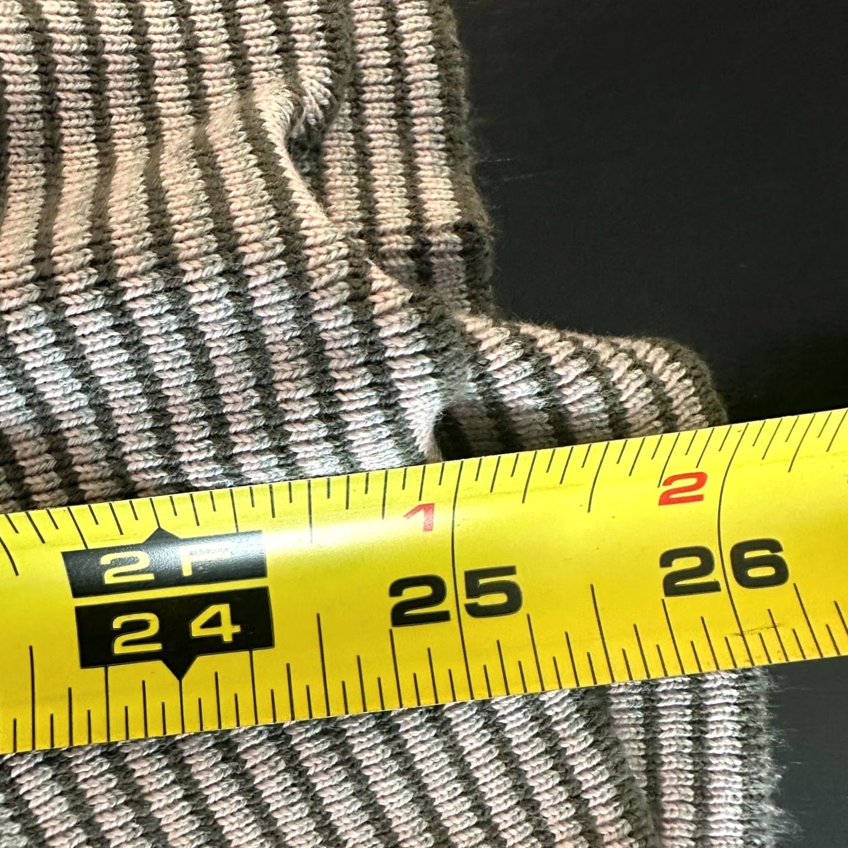 Ted Baker Ted Baker London Womens Grey Cotton Notched Neck Striped Trim Sweater Size 3 Size L / US 10 / IT 46 - 7 Thumbnail