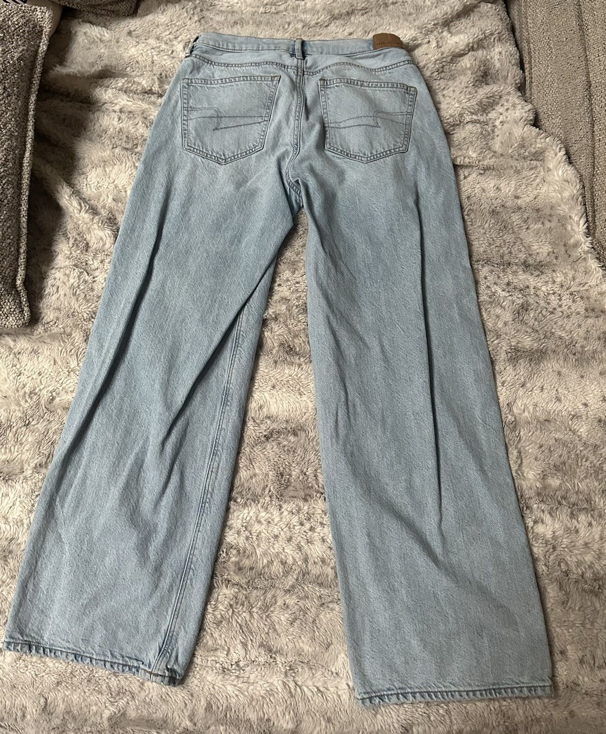 American Eagle Outfitters American Eagle Women’s Size 12 Wide Leg Pants Jeans Size 34" / US 12 / IT 48 - 5 Thumbnail
