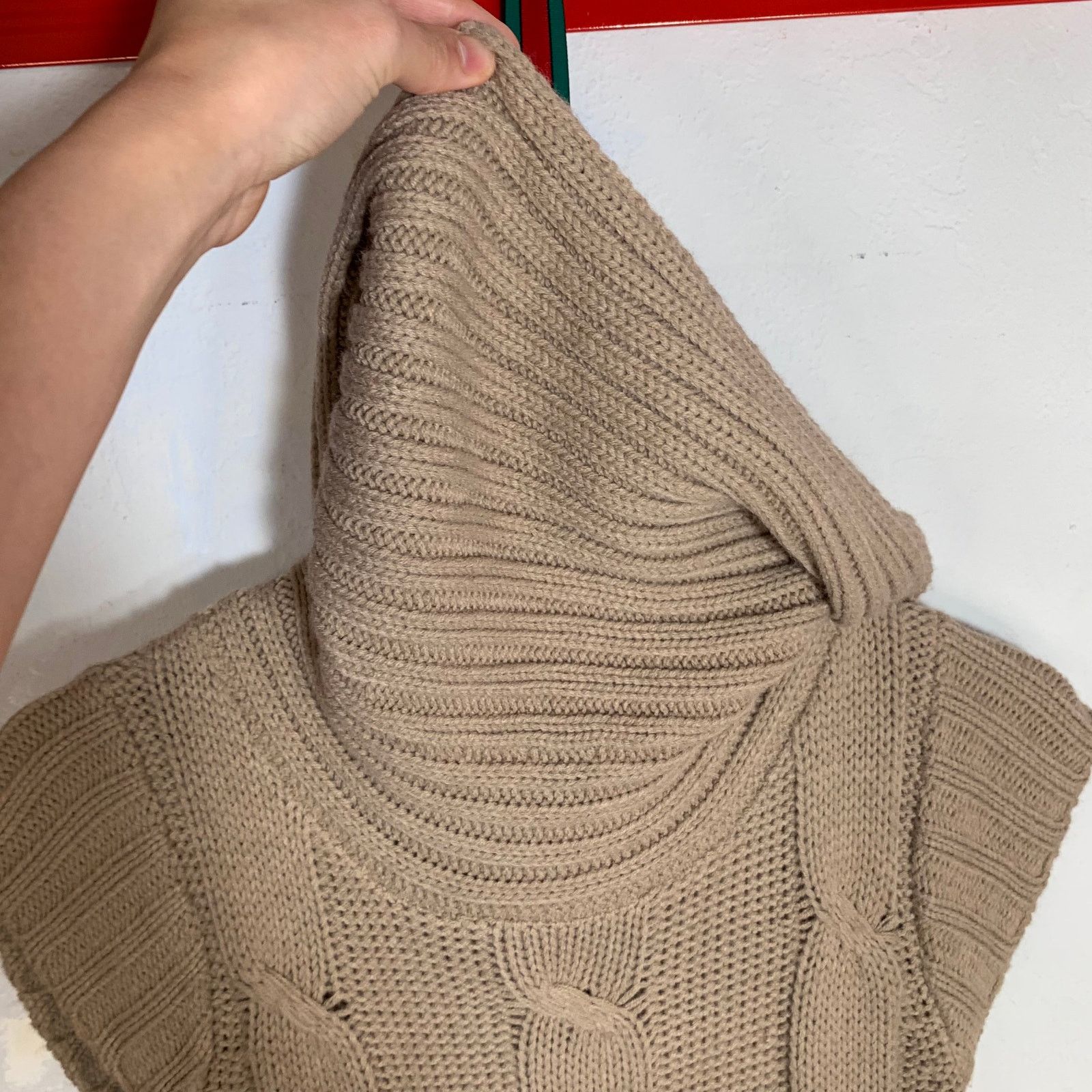 Other Women's Long Sweater, High Collar Knit/ Winter Dress Size S Size S / US 4 / IT 40 - 4 Thumbnail
