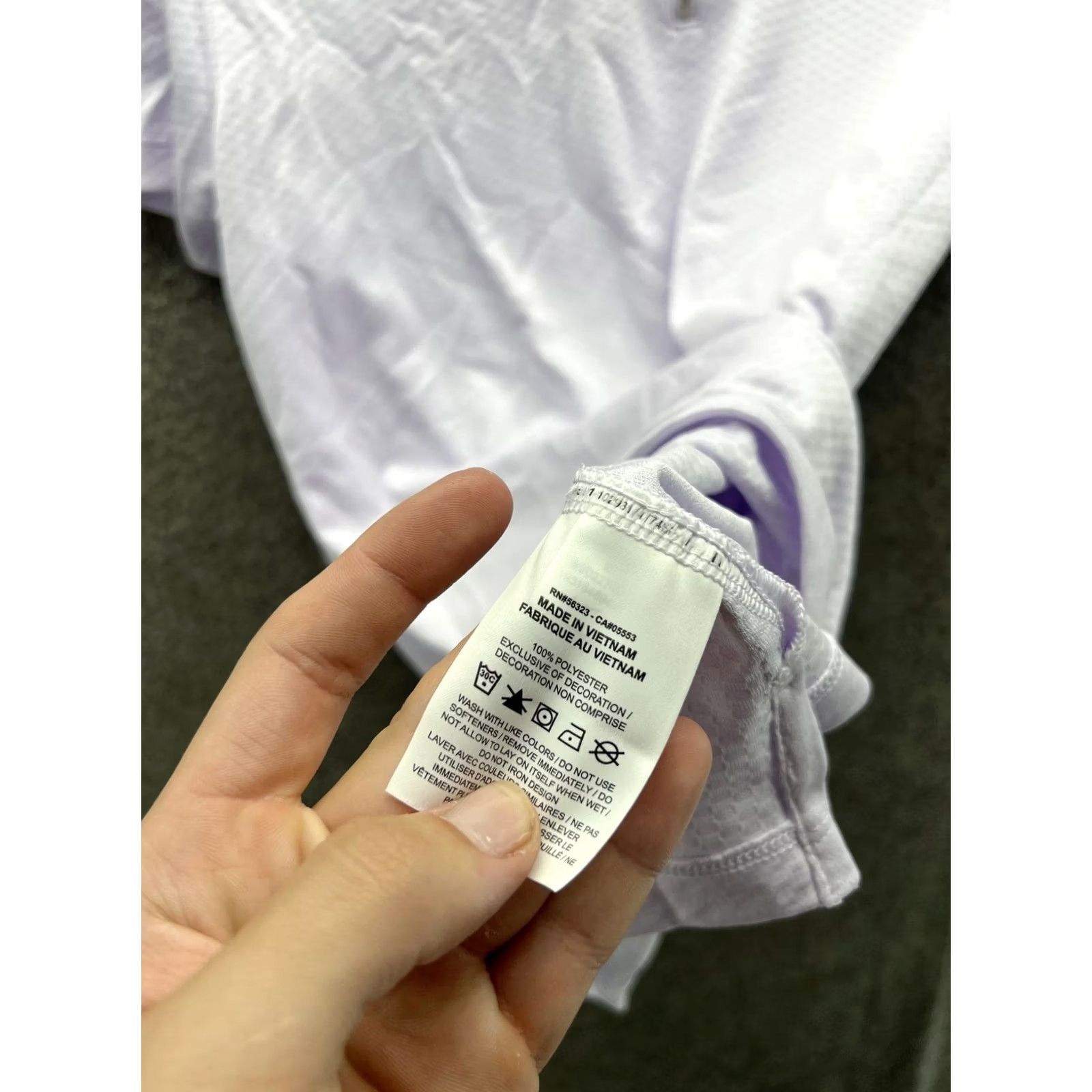 Nike Nike Dri-FIT Shirt Womens Medium Purple 1/4 Zip Mock Neck Athletic BV0274-509 Size M / US 6-8 / IT 42-44 - 5 Thumbnail