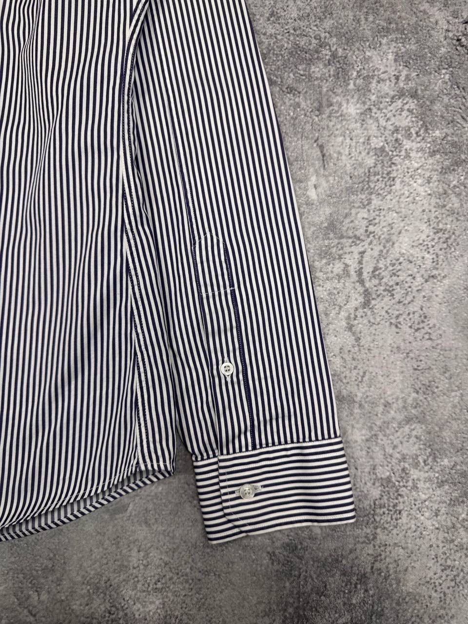 Gucci Gucci Tom Ford Men Blue White Striped Slim Fit Shirt Size US S / EU 44-46 / 1 - 7 Thumbnail