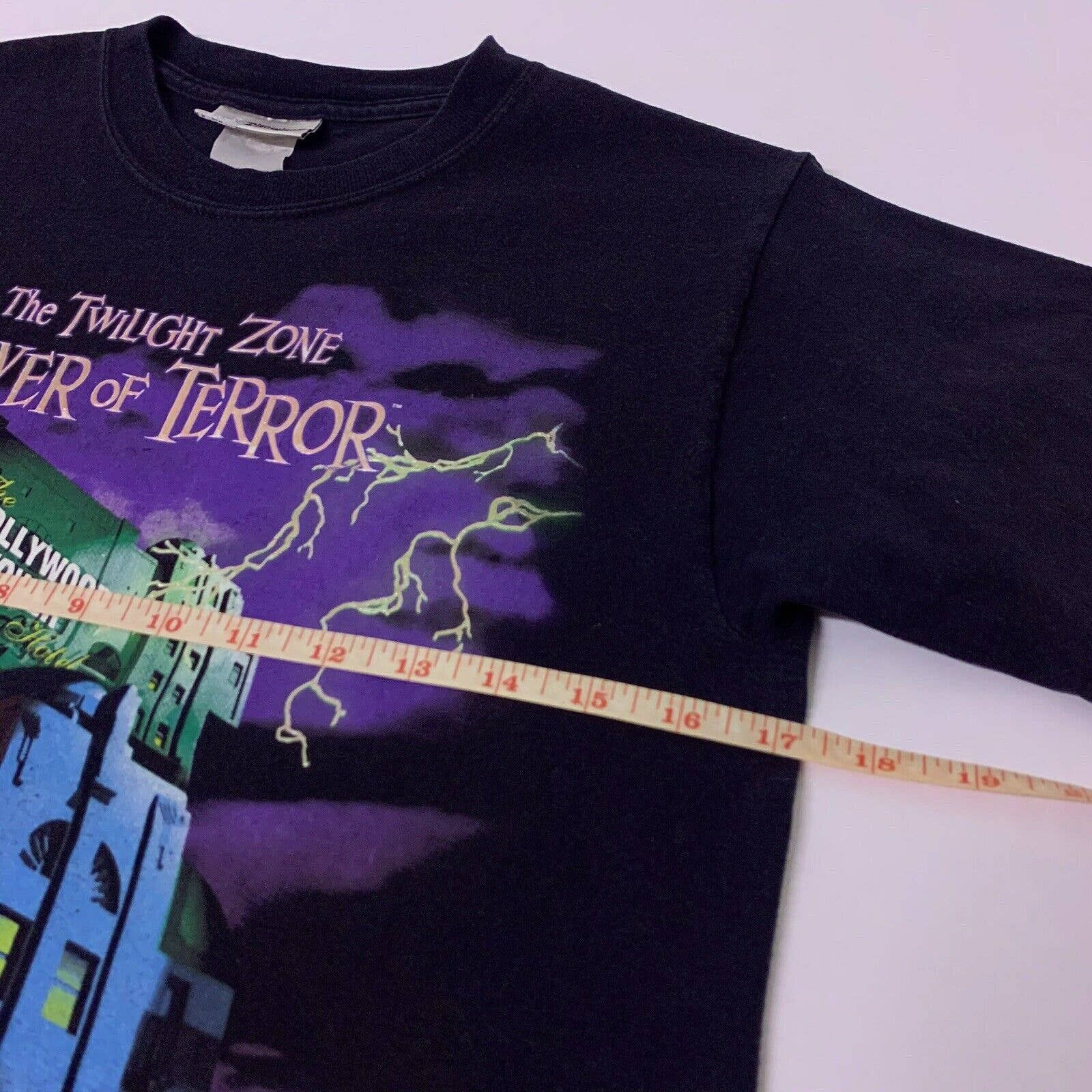 Vintage 90s Twilight Zone Tower of Terror Disney Shirt Sz XS