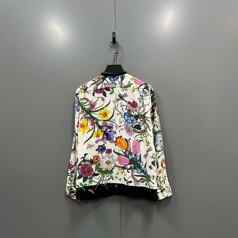 Gucci Gucci Floral viper full-print shirt 2502-Nextarrow Size US S / EU 44-46 / 1 - 3 Thumbnail