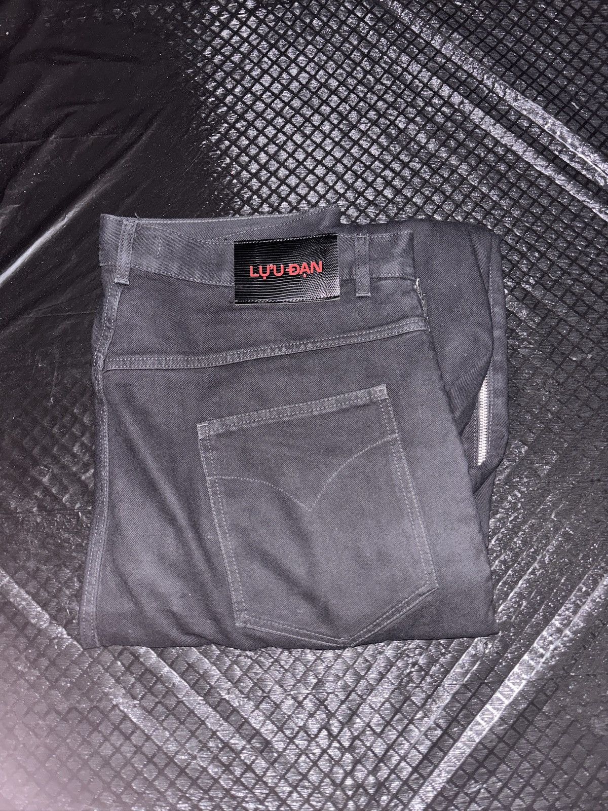 LUU DAN Black Side Zip Jeans Size US 36 / EU 52 - 1 Thumbnail