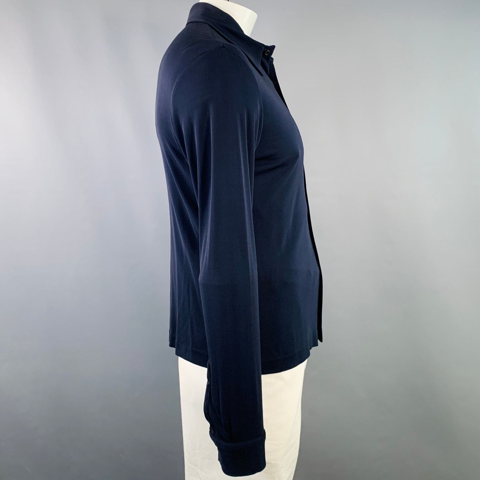 Other DANIEL CLEARY Rayon Jersey Pointed Collar Long Sleeve Shirt Size US L / EU 52-54 / 3 - 2 Thumbnail
