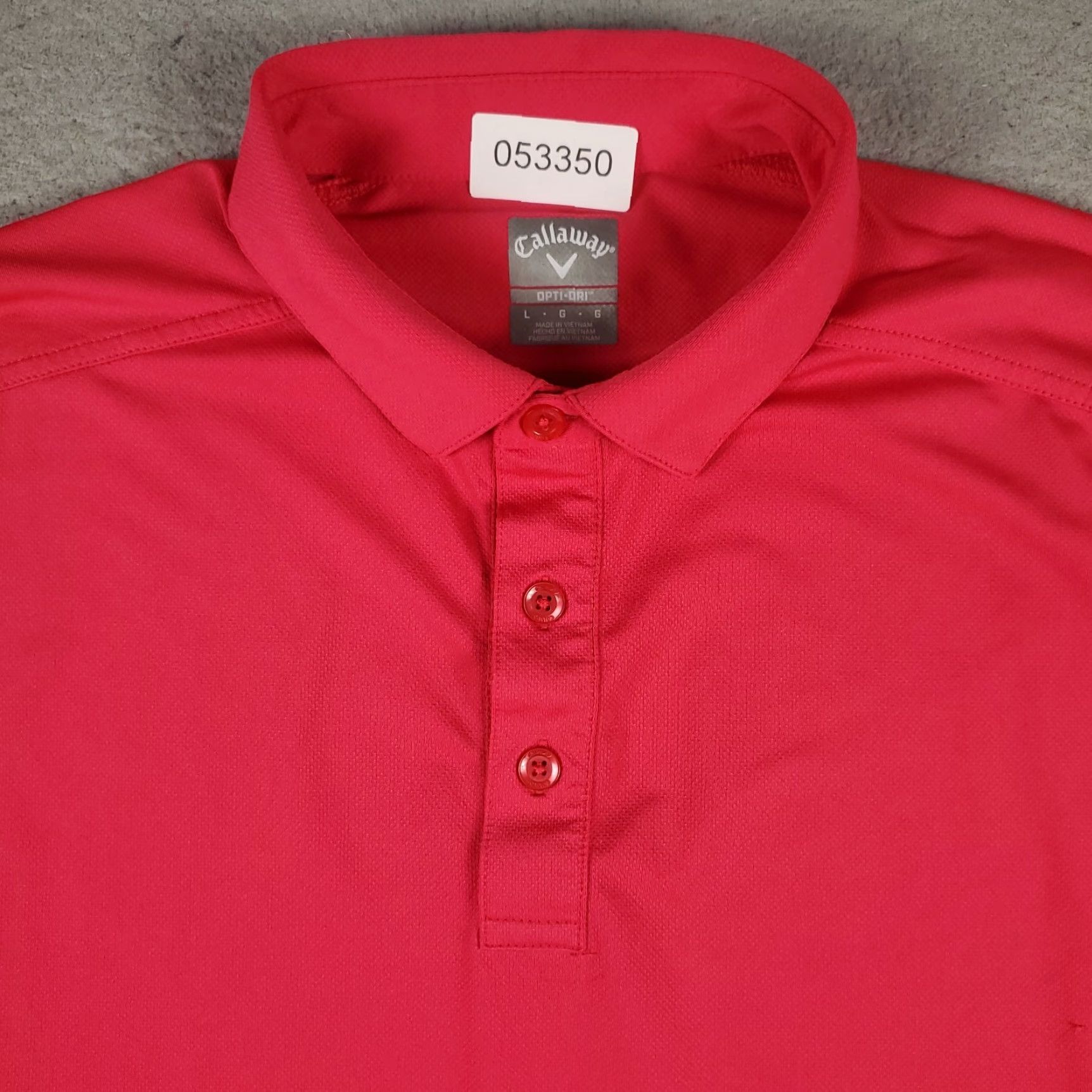 Callaway Callaway Polo Shirt Mens Large Pink Opti Dri Fit Golf Short Sleeve Size US L / EU 52-54 / 3 - 2 Thumbnail