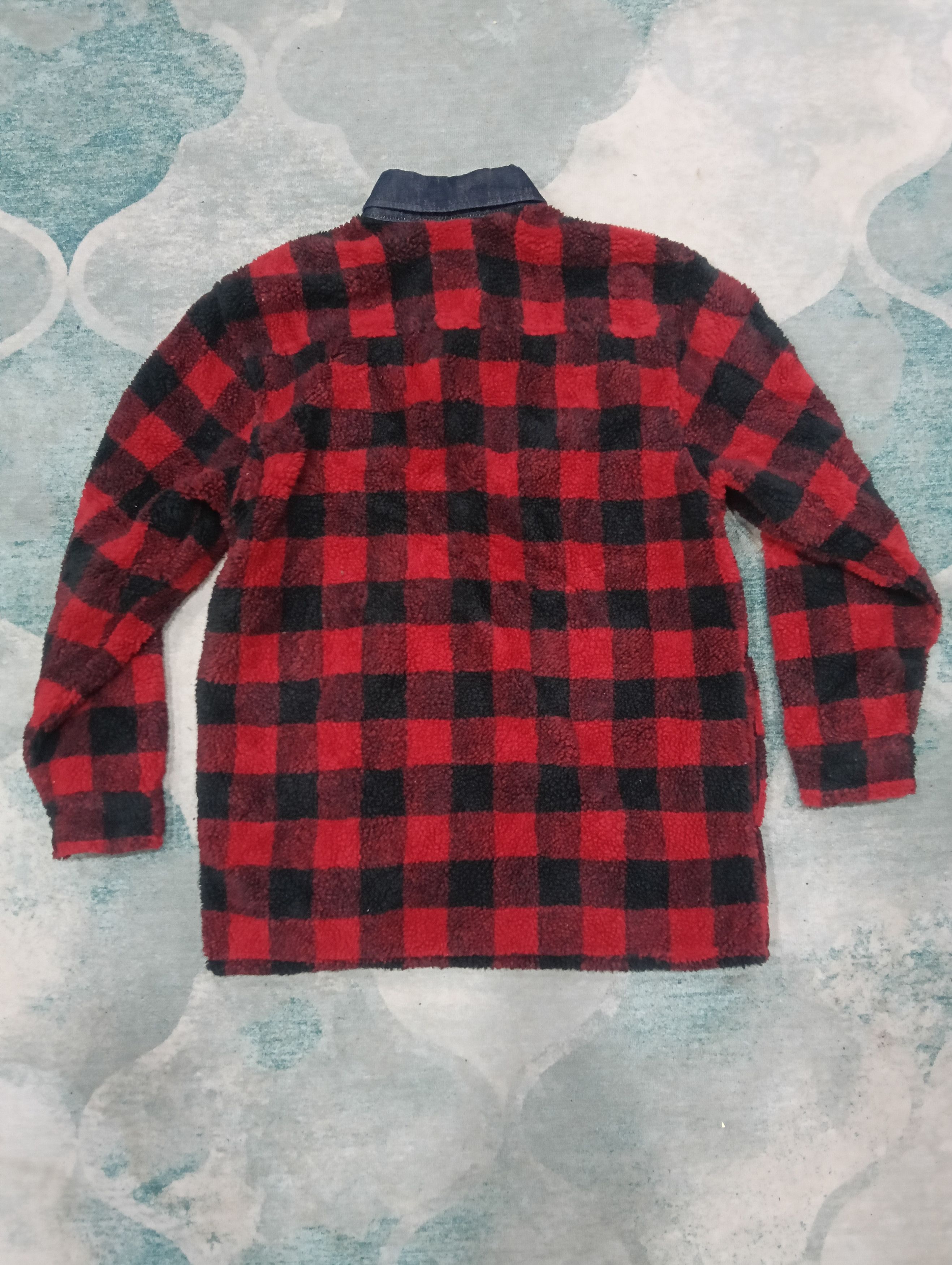 Levi's × Levi's Made & Crafted × Levi's Vintage Clothing Levis Checkered Jacket Like Fleece Size US M / EU 48-50 / 2 - 15 Thumbnail