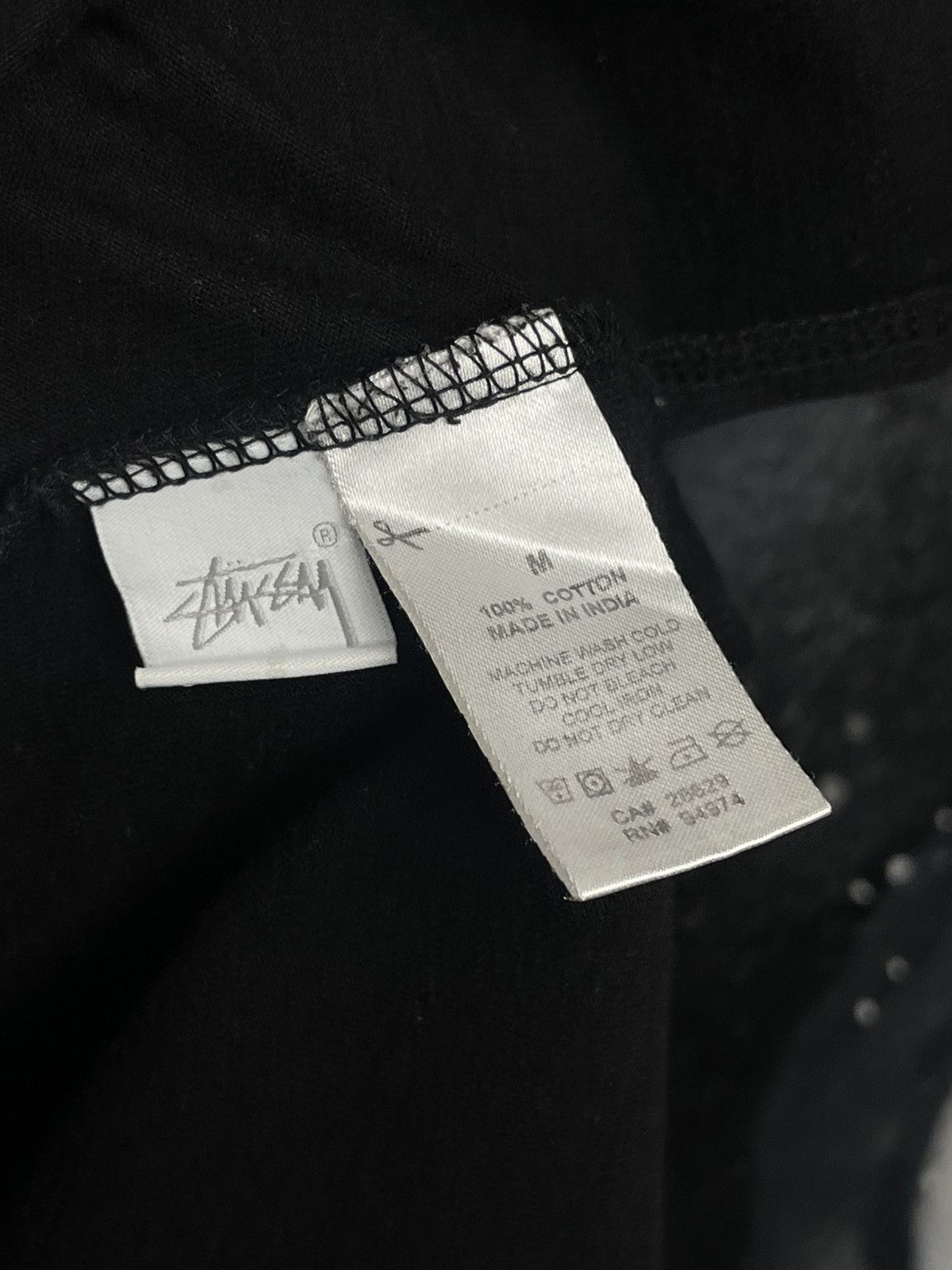 Stussy Stussy Sleeve Stripe Crew T-Shirt Black Men’s Size M Size US M / EU 48-50 / 2 - 10 Thumbnail