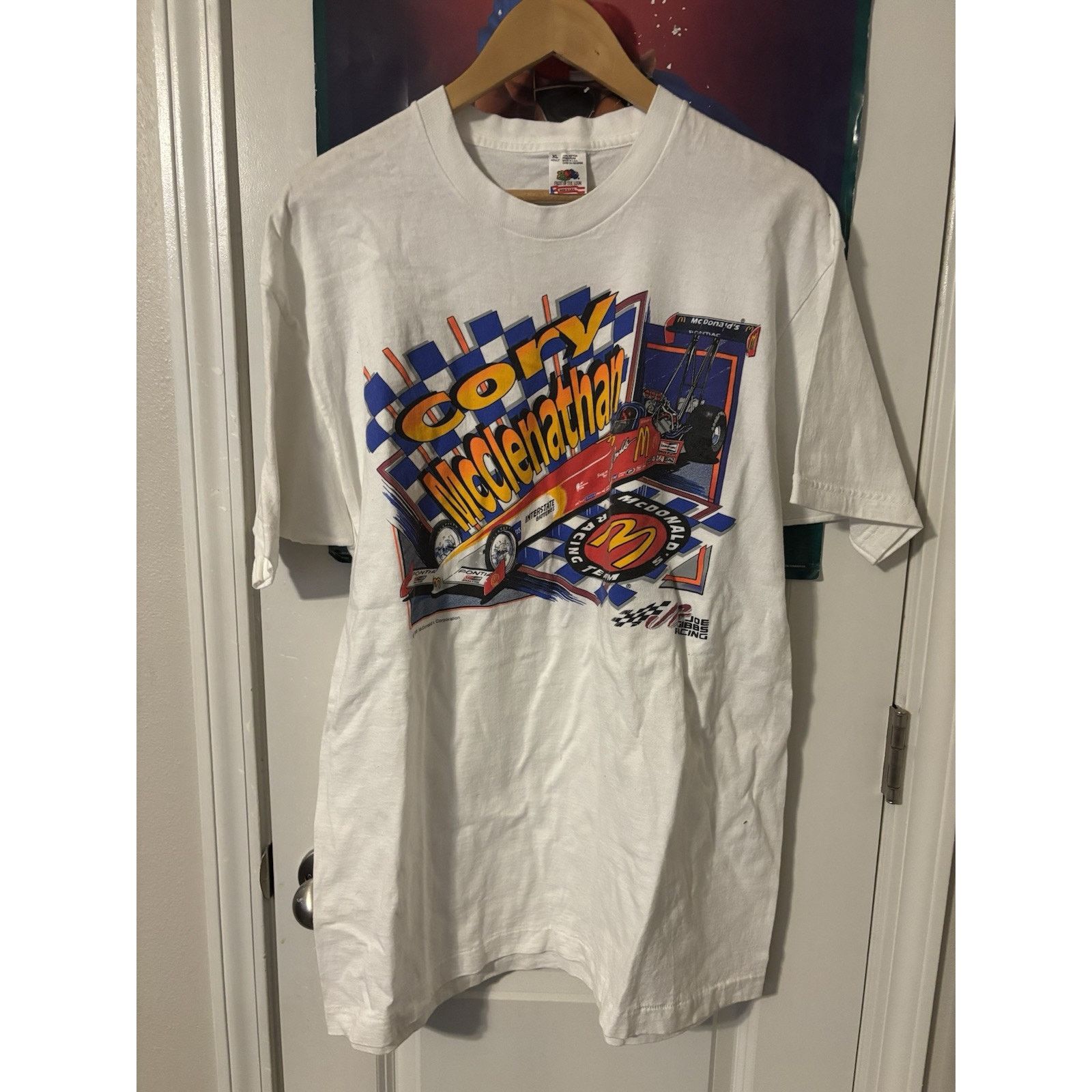 The Unbranded Brand NASCAR Drag Racing Corey Mcclenton White Multicolor XL Size US XL / EU 56 / 4 - 1 Thumbnail