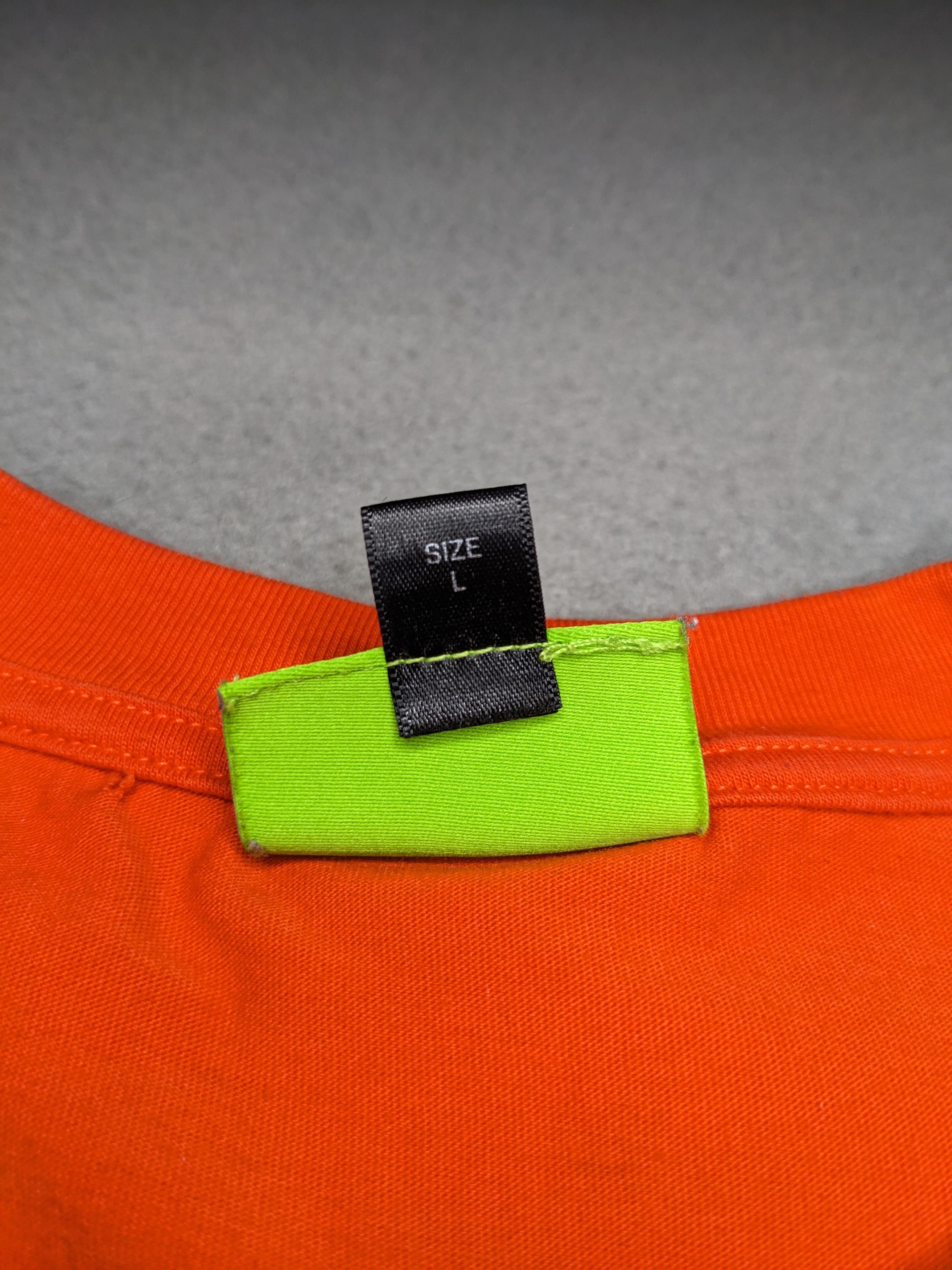 Diesel Diesel Cropped T-Shirt Mens Small Graphic Tee Italy Orange Size US S / EU 44-46 / 1 - 4 Thumbnail