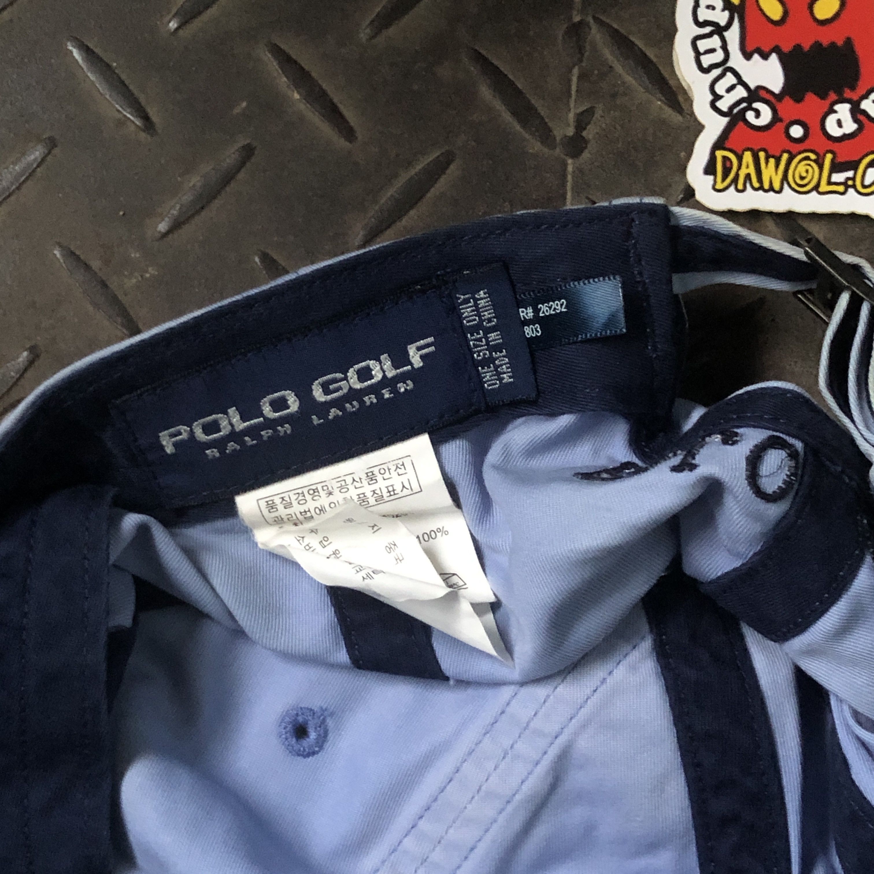 Polo Ralph Lauren Vintage Polo Sport Ralph Lauren Golf Logo Sunfaded Hat Size ONE SIZE - 7 Thumbnail