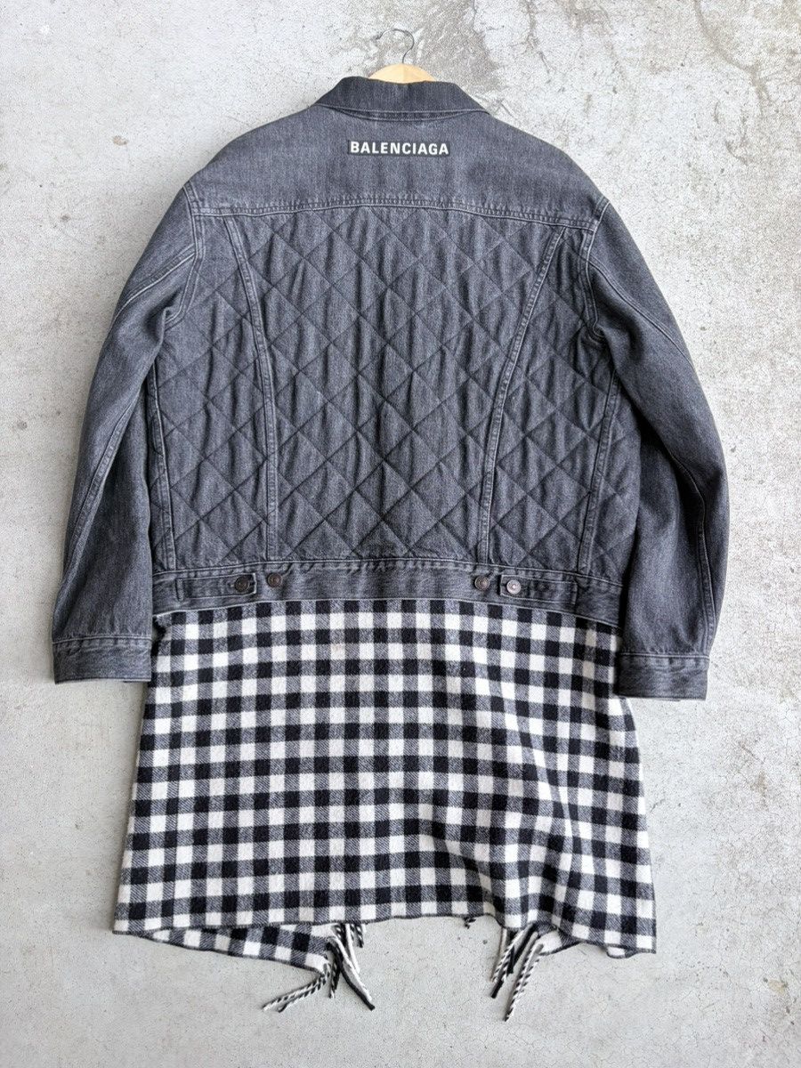 Balenciaga Balenciaga fw18 runway denim layered trench Size US L / EU 52-54 / 3 - 7 Thumbnail