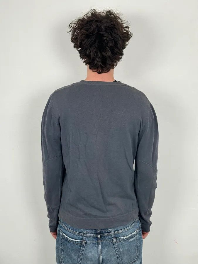 Dries Van Noten 1990s Dries Van Noten Blue Grey V-Neck Sweater Size US L / EU 52-54 / 3 - 3 Thumbnail