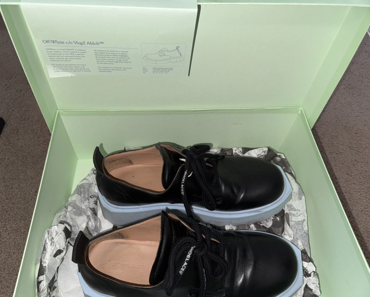 Off-White Off-White Leather Sponge Derby Size US 10 / EU 43 - 4 Thumbnail