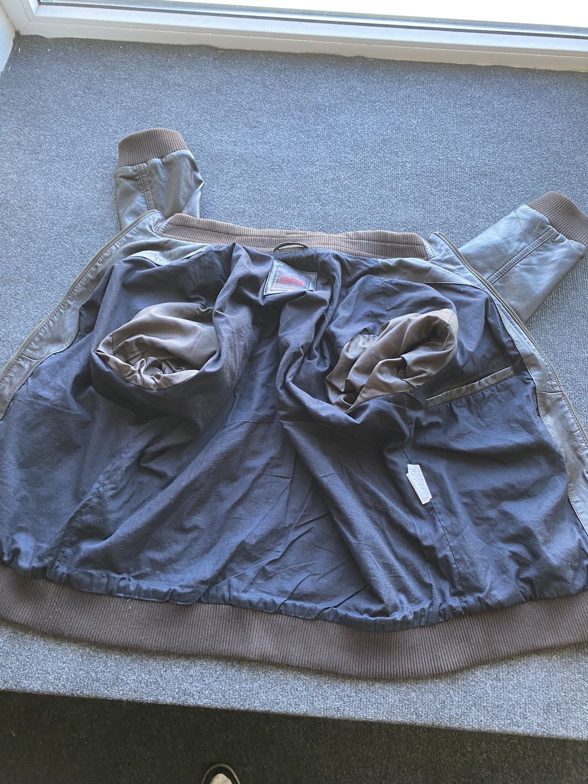Esprit 🔥Opium Punk Gothic Brown Leather Jacket Mens xl Rare Emo y2k Size US XL / EU 56 / 4 - 13 Thumbnail