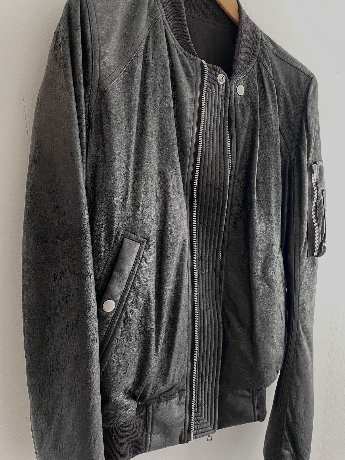 Rick Owens Rick Owens Sisyphus Lambskin Bomber Jacket Size US M / EU 48-50 / 2 - 10 Thumbnail