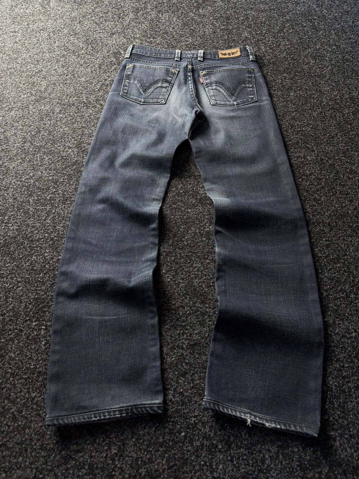 Levi's × Vintage Levi’s 627 Straight Fit Distressed Jeans Y2K Style Size 27" / US 4 / IT 40 - 7 Thumbnail