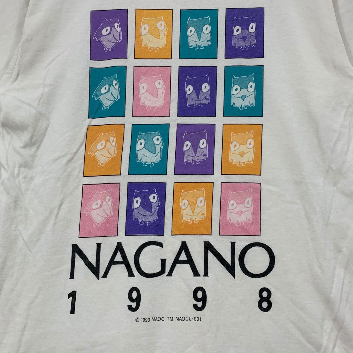 Vintage Vintage 1998 NAGANO OLYMPICS Nacc Short Sleeve Tshirt Size US S / EU 44-46 / 1 - 3 Thumbnail