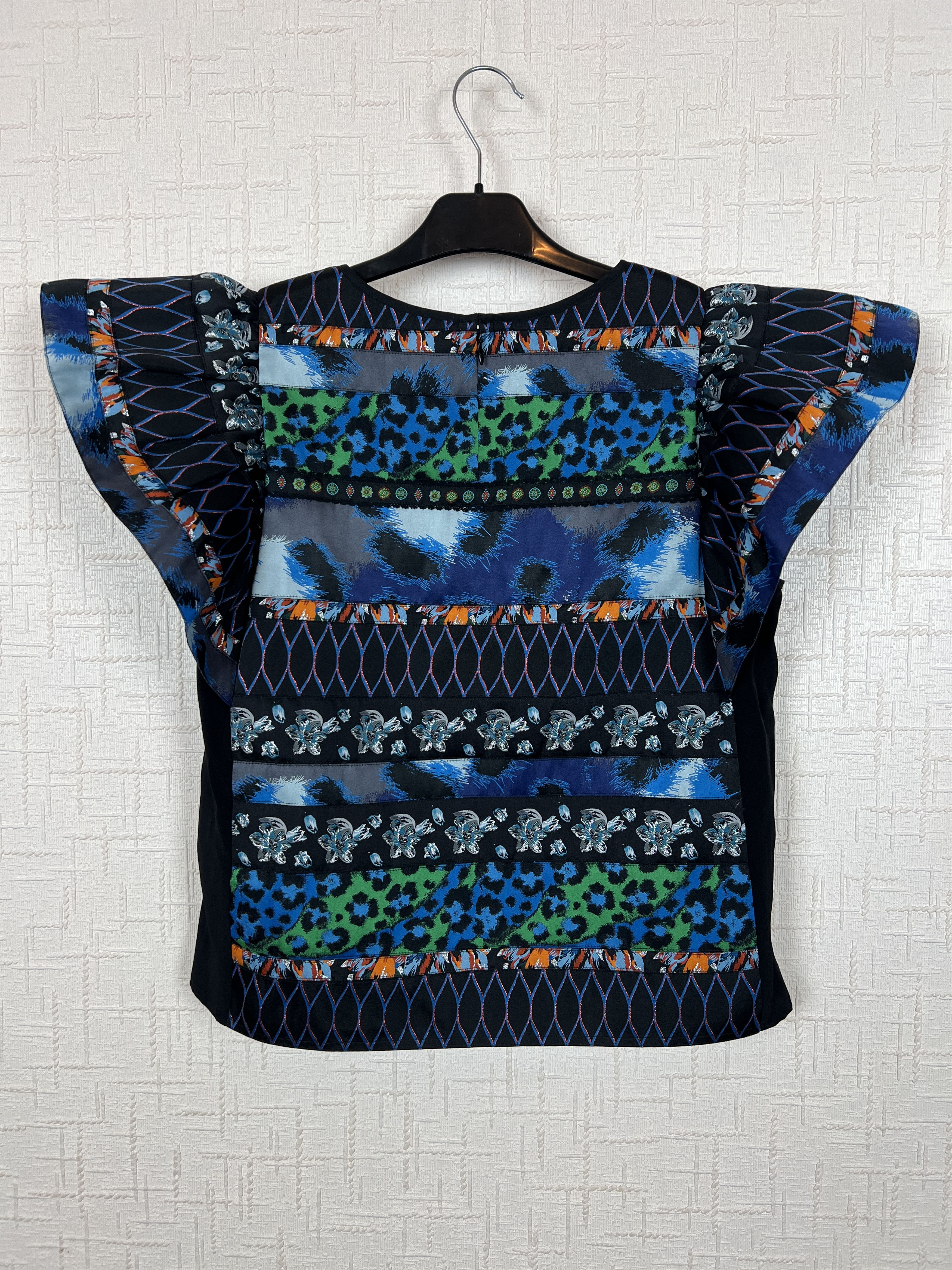 Kenzo Kenzo X H&M Abstract Sleeveless Blouse Top Silk Size M / US 6-8 / IT 42-44 - 2 Thumbnail